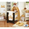Bedding set 11-pcs with mosquito-net (S70)- Teddy Bear Barnaba brown