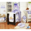 Bedding set 11-pcs with mosquito-net (S70)- Teddy Bear Barnaba lilac