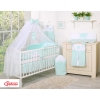 Bedding set 11pcs with Mosquito-net- Little Prince/Princess mint