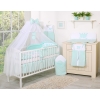 Bedding set 11pcs with Mosquito-net- Little Prince/Princess mint