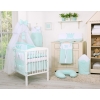 Bedding set 11pcs with Mosquito-net- Little Prince/Princess mint