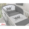Bedding set 3pcs- Little Prince/Princess anthracite
