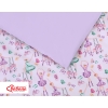 Bedding set 5-pcs bumper cases mosquito-net - ballerinas lilac
