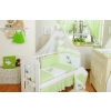 Bedding set 5-pcs bumper cases mosquito-net- Donkey Luca green