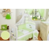 Bedding set 5-pcs bumper cases mosquito-net- Donkey Luca green