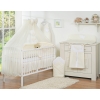 Bedding set 5-pcs bumper cases mosquito-net- Hanging Hearts cream