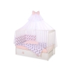 Bedding set 5-pcs bumper cases mosquito-net - little doggies