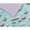 Bedding set 5-pcs bumper cases mosquito-net - mint ship