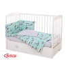 Bedding set 5-pcs bumper cases mosquito-net - mint ship