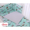 Bedding set 5-pcs bumper cases mosquito-net - mint ship