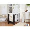 Bedding set 5-pcs bumper cases mosquito-net (S60)- Good night white