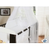 Bedding set 5-pcs bumper cases mosquito-net (S60)- Good night white