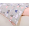 Bedding set 5-pcs bumper cases mosquito-net - Swans gray