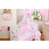 Bedding set 7-pcs with canopy- Donkey Luca pink
