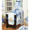 Bedding set 7-pcs with canopy (L70)- Teddy Bear Barnaba blue