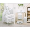 Bedding set 7-pcs with canopy- Little Prince/Princess gray
