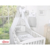 Bedding set 7-pcs with canopy- Little Prince/Princess gray
