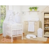 Bedding set 7-pcs with canopy- Little Prince/Princess white