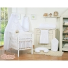 Bedding set 7-pcs with mosquito-net- Hanging Hearts white