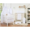 Bedding set 7-pcs with mosquito-net- Hanging Hearts white