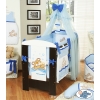 Bedding set 7-pcs with Mosquito-net (L60)- Teddy Bear Barnaba blue