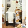 Bedding set 7-pcs with Mosquito-net (L60)- Teddy Bear Barnaba brown