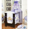 Bedding set 7-pcs with Mosquito-net (L60)- Teddy Bear Barnaba lilac