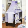 Bedding set 7-pcs with Mosquito-net (L60)- Teddy Bear Barnaba lilac