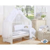 Bedding set 7-pcs with mosquito-net- Owls Gray-yellow