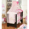Bedding set 7-pcs with Mosquito-net (S60)- Teddy Bear Barnaba brown