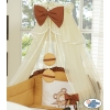 Bedding set 7-pcs with Mosquito-net (S60)- Teddy Bear Barnaba brown