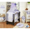 Bedding set 7-pcs with Mosquito-net (S60)- Teddy Bear Barnaba lilac