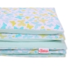Bedding set for Baby Bed 2-pcs- blue butterflies