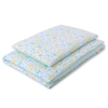 Bedding set for Baby Bed 2-pcs- blue butterflies