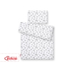Bedding set for Baby Bed 2-pcs- clouds gray