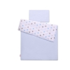 Bedding set for Baby Bed 2-pcs- gray -blue stars
