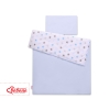 Bedding set for Baby Bed 2-pcs- gray -blue stars