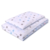 Bedding set for Baby Bed 2-pcs- gray -blue stars