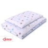 Bedding set for Baby Bed 2-pcs- gray -blue stars