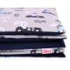 Bedding set for Baby Bed 2-pcs- gray rabbits