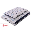 Bedding set for Baby Bed 2-pcs- gray rabbits