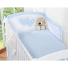 Bedding set for Baby Bed 2-pcs- Hanging Hearts blue checkered