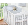 Bedding set for Baby Bed 2-pcs- Hanging Hearts Gray