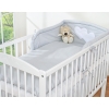 Bedding set for Baby Bed 2-pcs- Hanging Hearts Gray