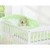 Bedding set for Baby Bed 2-pcs- Hanging Hearts green