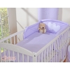Bedding set for Baby Bed 2-pcs- Hanging Hearts lilac