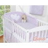 Bedding set for Baby Bed 2-pcs- Hanging Hearts little pink flowers