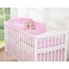 Bedding set for Baby Bed 2-pcs- Hanging Hearts pink