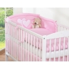 Bedding set for Baby Bed 2-pcs- Hanging Hearts pink