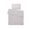 Bedding set for Baby Bed 2-pcs - hedgehogs Gray